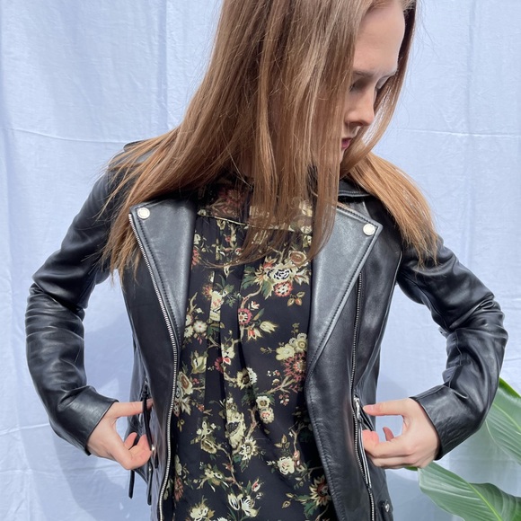 Rudsak Leather Biker Jacket size Medium - Picture 4 of 16